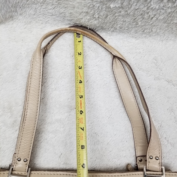 Fossil Cream leather shoulder bag - Picture 5 of 16